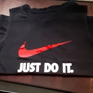 Little boys muscle shirt brand Nike